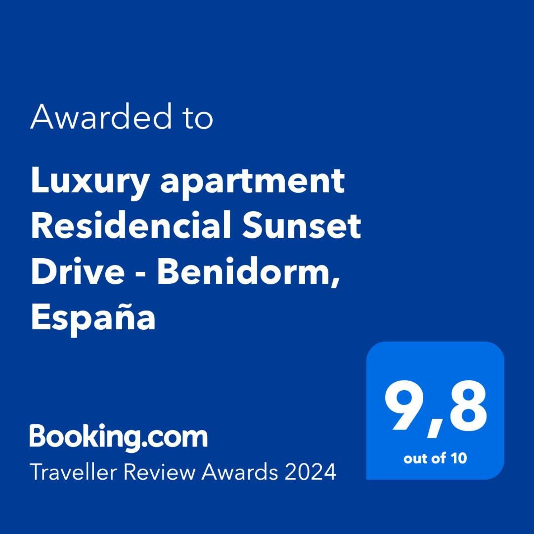 Luxury Apartment Residencial Sunset Drive - Benidorm, Espana Exterior foto